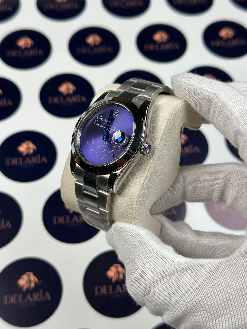 ROLEX MILGAUS PURPLE 40 MM WHO CARES I'M ALREADY LATE