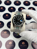ROLEX DATEJUST 41 MM BLACK DIAL SILVER JUBILE