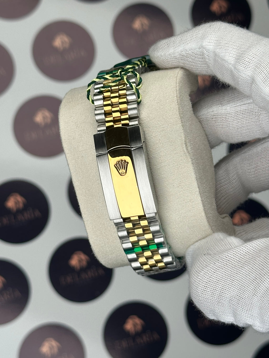 ROLEX DATEJUST 41 MM WIMBLEDON ARABIC INDEX GOLD-SILVER JUBILE