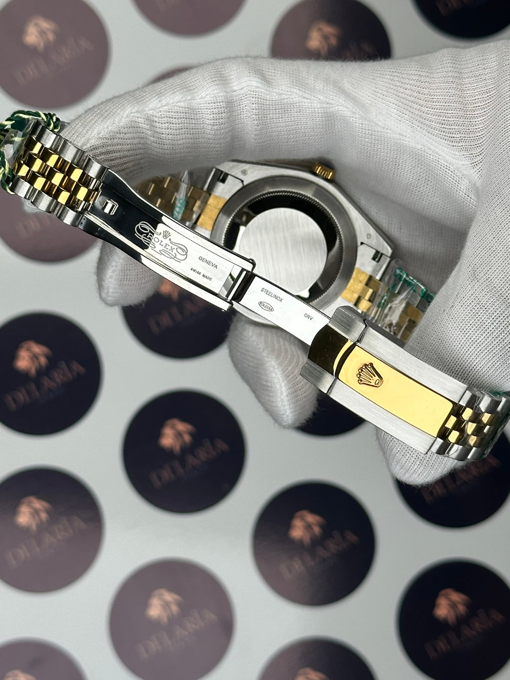 ROLEX DATEJUST 41 MM WIMBLEDON ARABIC INDEX GOLD-SILVER JUBILE