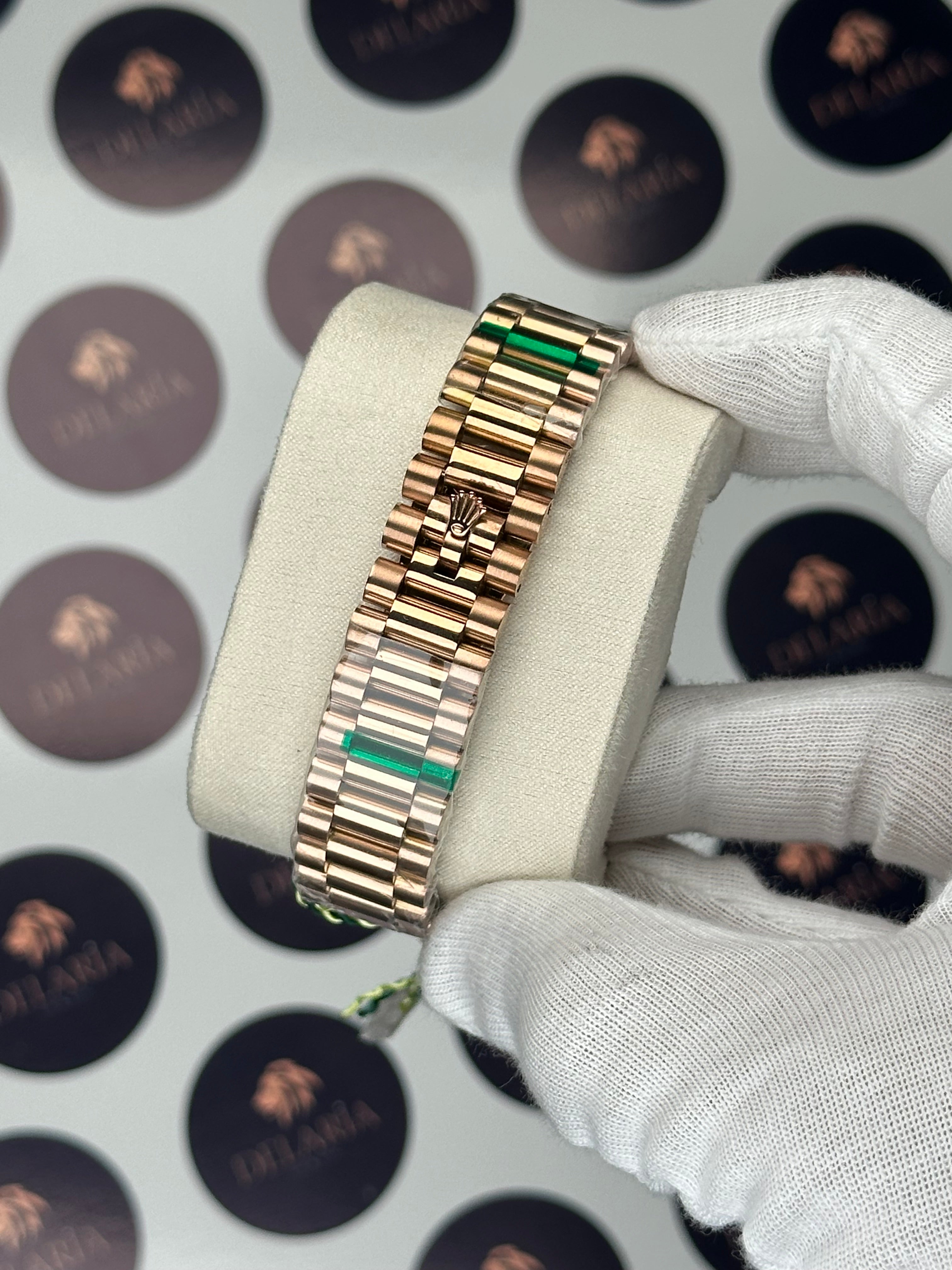 ROLEX DAY-DATE 41 MM CHOCOLATE DIAL ROSE PRESIDENT